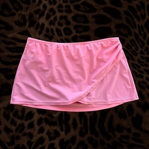 Catalina Coral Wrap Swim Skirt